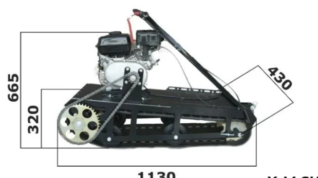 Мотобуксировщик XTREME-MOTORS "Конек-Горбунок" 6.5 л.с. в Энгельсе