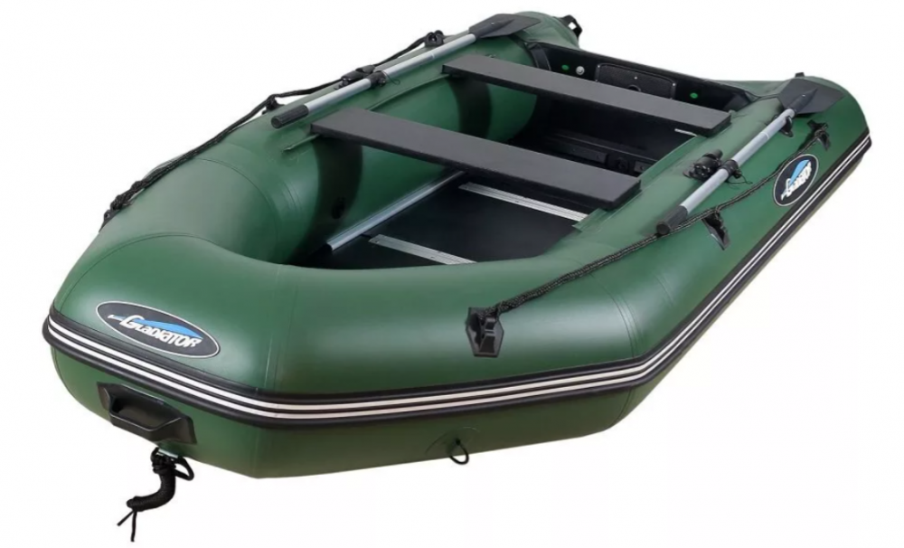 МОТОРНО-ГРЕБНАЯ ЛОДКА ПВХ GLADIATOR А 340 ТК С ФАНЕРНЫМ ПОЛОМ в Энгельсе