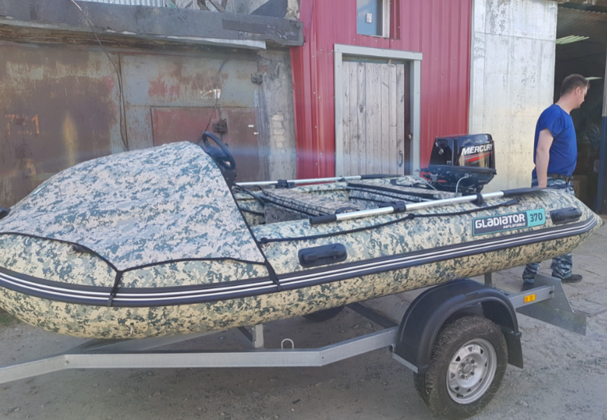 НАДУВНАЯ ЛОДКА GLADIATOR C370AL в Энгельсе