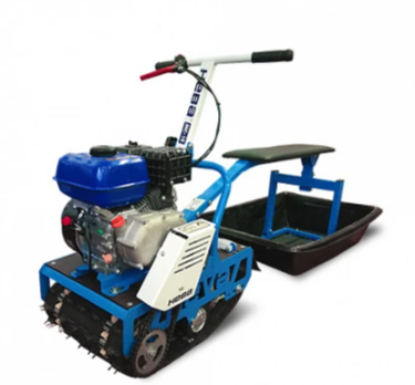 Мотобуксировщик НЕВА МС-1К с санями и сиденьем в Энгельсе