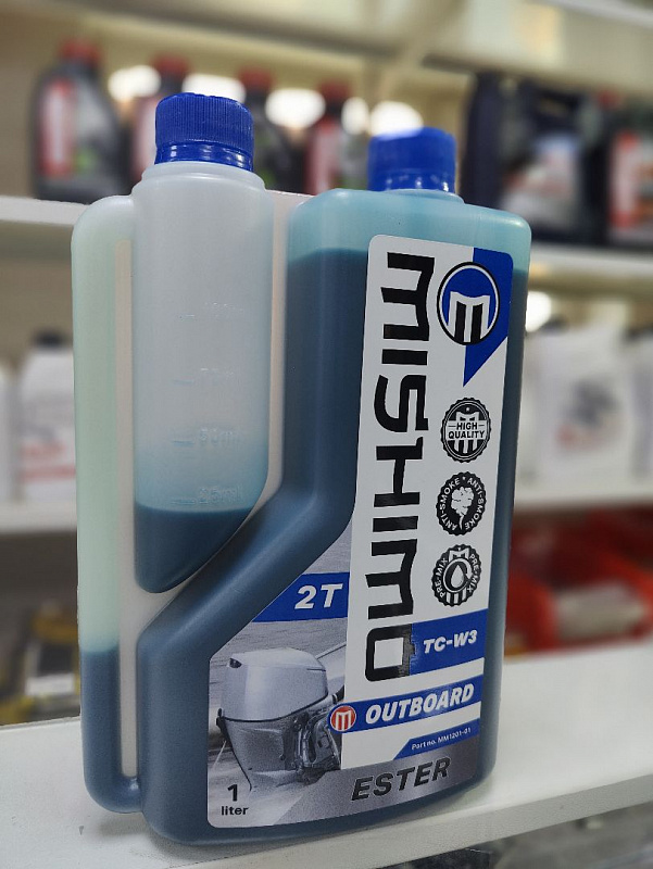 Масло MISHIMO 2T OUTBOARD (ESTER) полусинтетика 1 л в Энгельсе