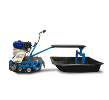 Мотобуксировщик НЕВА МС-1К с санями и сиденьем в Энгельсе