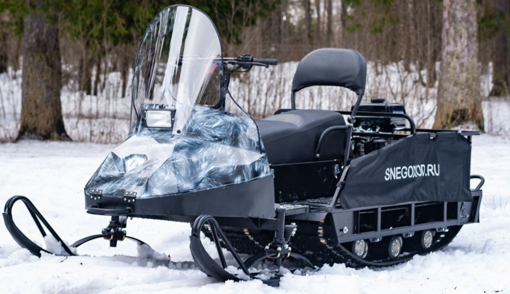 Миниснегоход Бурлак Егерь Экспедитор 15 л.с. , реверс, тормоз, капот белый в Энгельсе