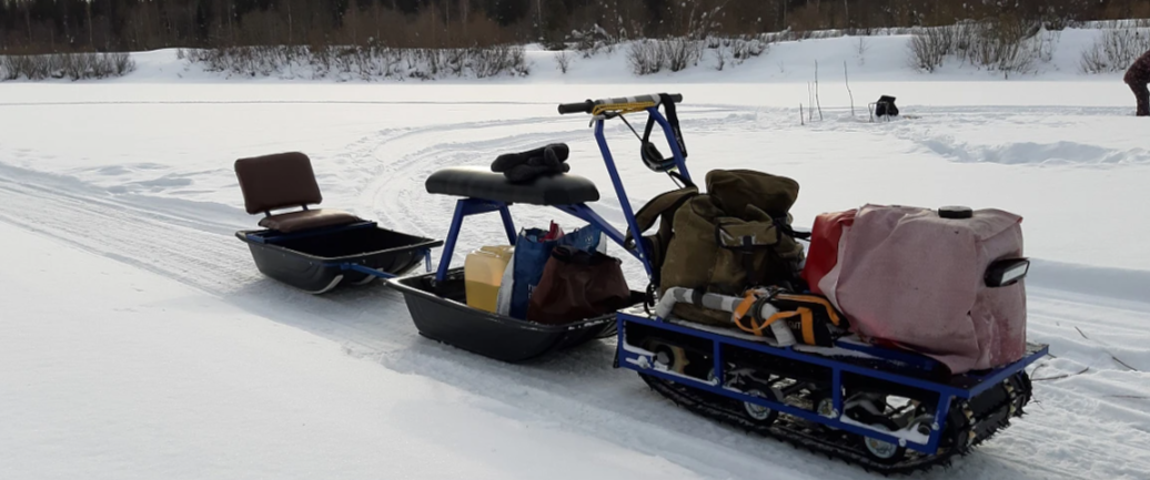 Мотобуксировщик Альбатрос-L 6.5 с фарой в Энгельсе