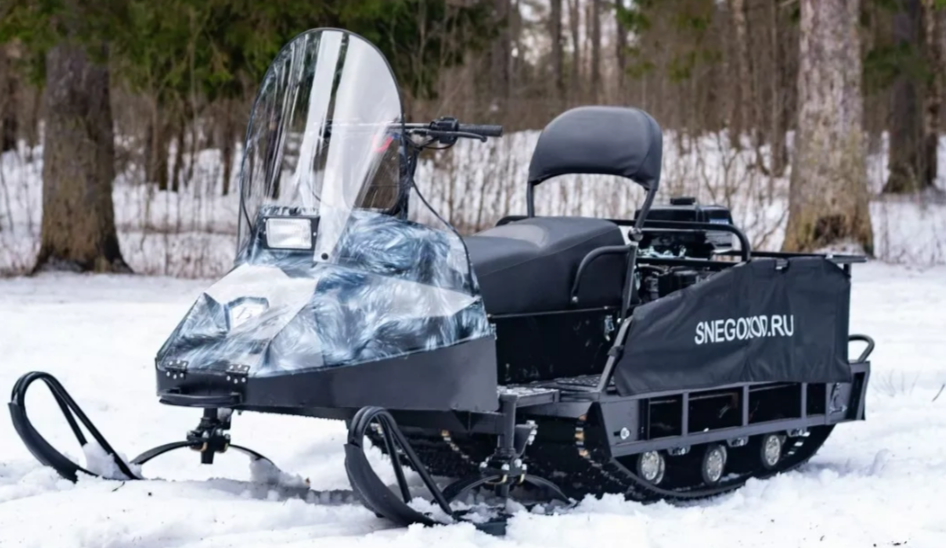 Миниснегоход Егерь Экспедитор 20 л.с. , реверс, тормоз, капот белый в Энгельсе