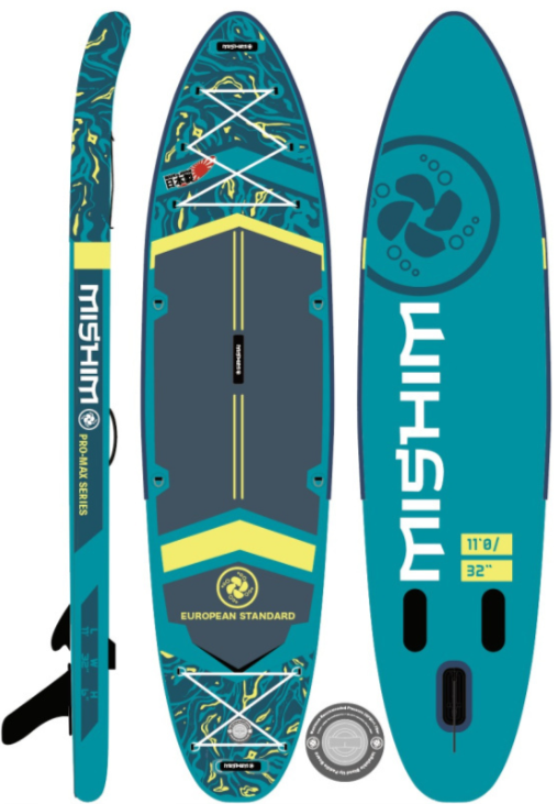 SUP (САП) Доска MISHIMO PRO-MAX Light Teal 12,6’ (385см) в Энгельсе