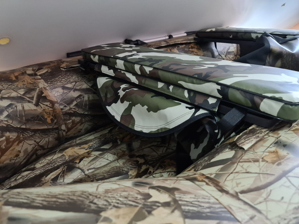 КОМПЛЕКТ МЯГКИХ НАКЛАДОК С СУМКОЙ ДЛЯ ЛОДОК 80Х20 КАМУФЛЯЖ в Энгельсе