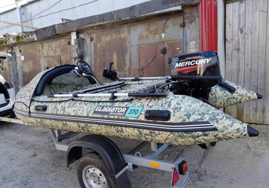 НАДУВНАЯ ЛОДКА GLADIATOR C370AL в Энгельсе