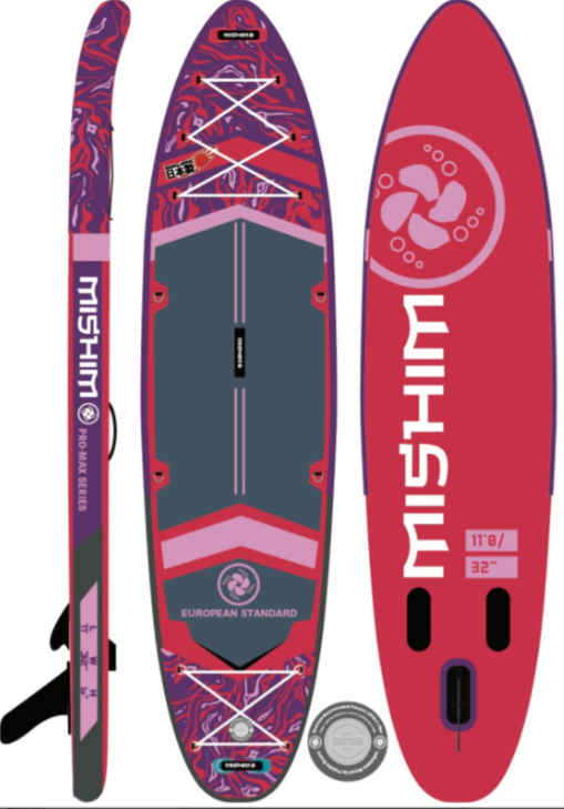 SUP (САП) Доска MISHIMO PRO-MAX Viva Magenta 10.8’ (330см) в Энгельсе