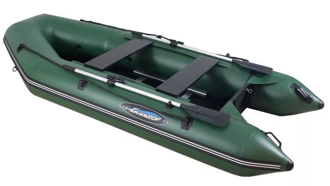 МОТОРНО-ГРЕБНАЯ ЛОДКА ПВХ GLADIATOR А 340 ТК С ФАНЕРНЫМ ПОЛОМ в Энгельсе