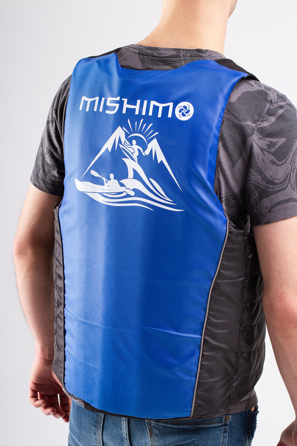 Жилет спасательный MISHIMO PRO Премиум качества Черно-синий в Энгельсе