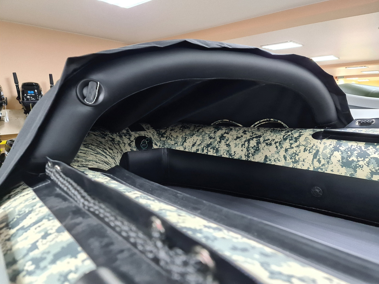 КОМПЛЕКТ НОСОВОГО ТЕНТА К ЛОДКЕ SMARINE AIR MAX 380 ЧЕРНЫЙ в Энгельсе